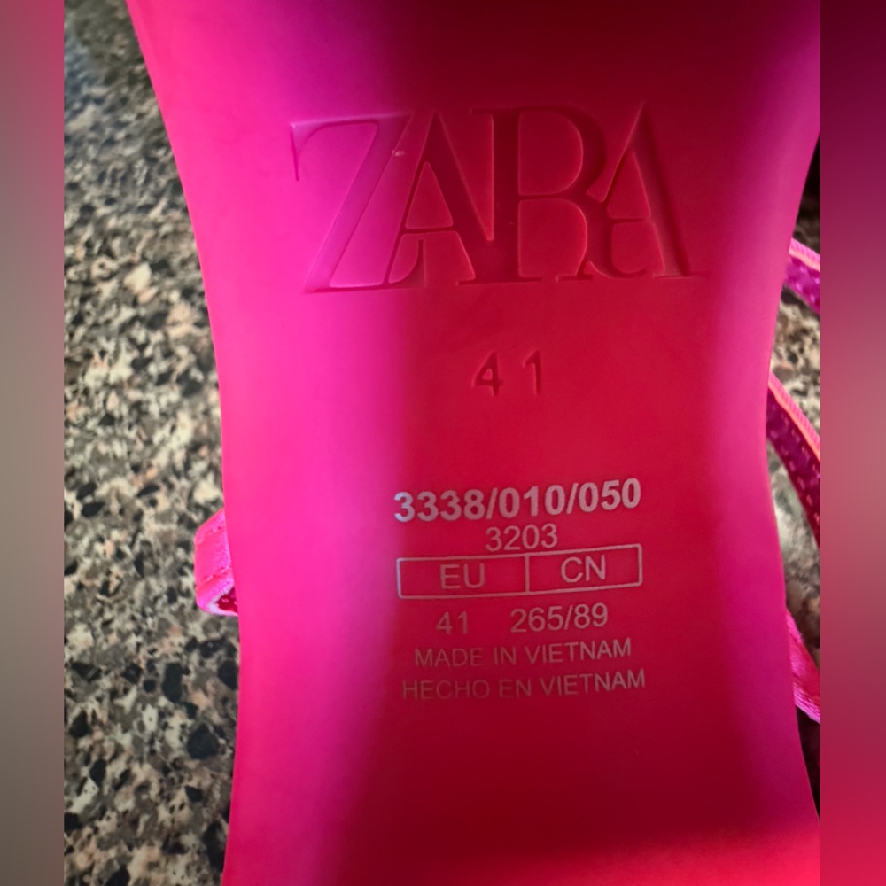 “ZARA” Satin Strappy Wraparound Platform Sandal Heels - Picture 16 of 16